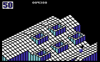 Marble Madness screenshot 5 for Commodore 64